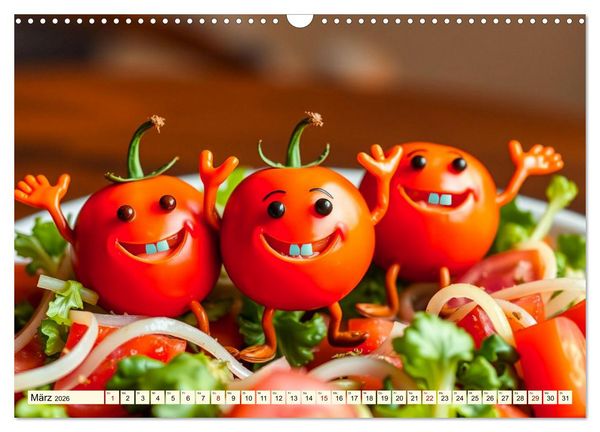 Produktbild: Tanzendes Obst und Gem&uuml;se (Wandkalender 2026 DIN A3 quer), CALVENDO Monatskalender