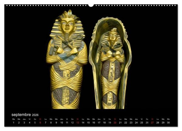 Produktbild: L'&Eacute;GYPTE EN COULEURS (Calendrier mural 2026 DIN A2 vertical) calendrier de bureau