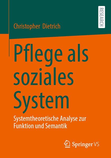 Produktbild: Pflege als soziales System