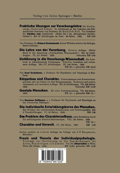 Produktbild: Vererbung und Erziehung
