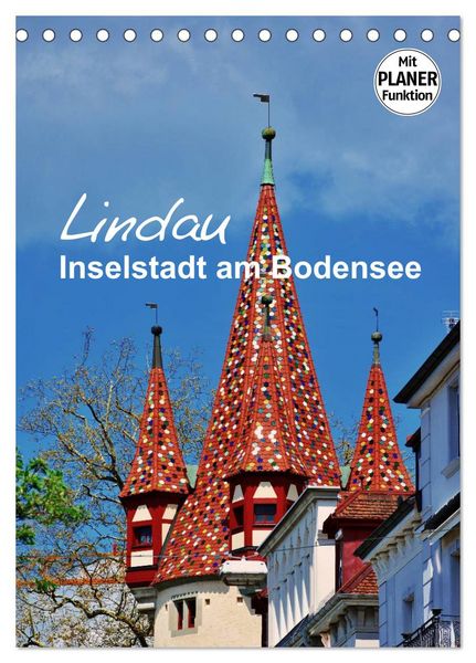 Produktbild: Lindau - Inselstadt am Bodensee (Tischkalender 2026 DIN A5 hoch), CALVENDO Monatskalender