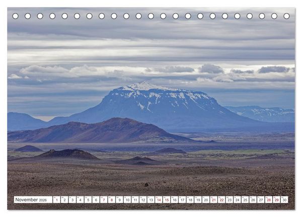 Produktbild: Die Farben Islands (Tischkalender 2026 DIN A5 quer), CALVENDO Monatskalender