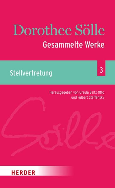 Produktbild: Gesammelte Werke Band 3: Stellvertretung