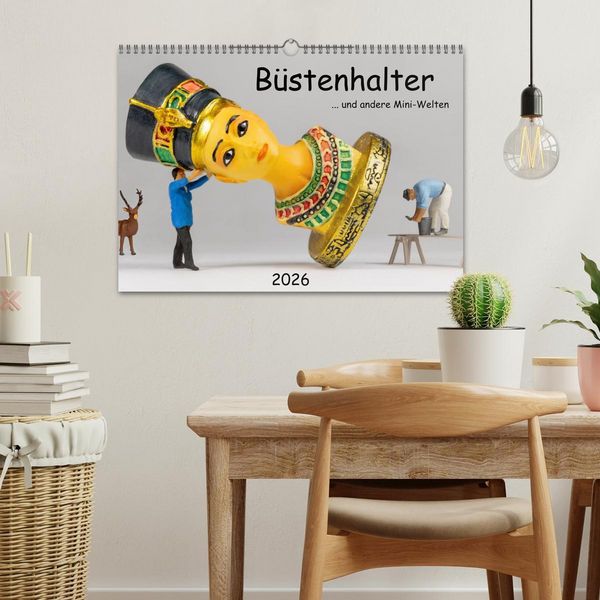 Produktbild: B&uuml;stenhalter ... und andere Mini-Welten (Wandkalender 2026 DIN A3 quer), CALVENDO Monatskalender