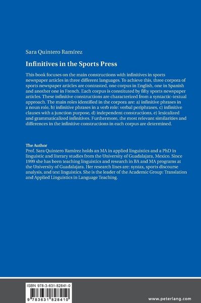 Produktbild: Infinitives in the Sports Press