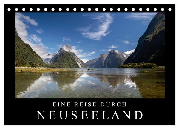 Produktbild: Eine Reise durch Neuseeland (Tischkalender 2026 DIN A5 quer), CALVENDO Monatskalender