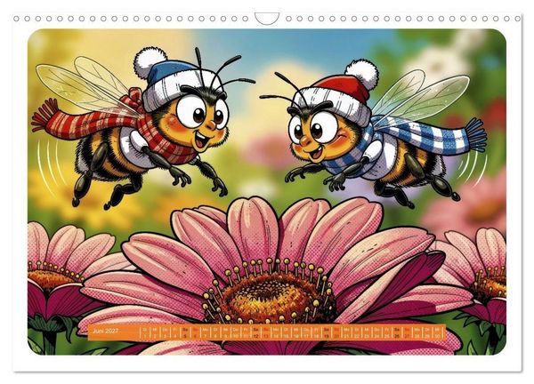 Produktbild: Lustige Bienchen - Comic (Wandkalender 2027 DIN A3 quer), CALVENDO Monatskalender