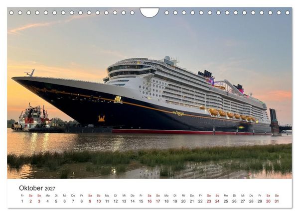 Produktbild: Kreuzfahrtpiraten (Wandkalender 2027 DIN A4 quer), CALVENDO Monatskalender