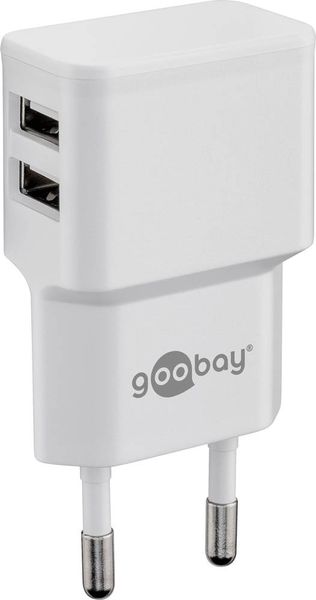 Goobay USB Ladegerät 2.4 2xA w