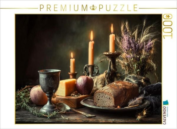 Produktbild: CALVENDO Puzzle Ein Motiv aus dem Kalender Landleben auf dem Tisch | 1000 Teile Lege-Gr&ouml;&szlig;e 64x48cm Foto-Puzzle f&uuml;r gl&uuml;ckliche Stunden