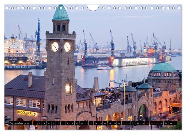 Produktbild: Hansestadt Hamburg (Wandkalender 2026 DIN A4 quer), CALVENDO Monatskalender