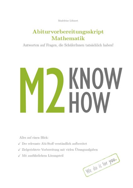 Produktbild: Abiturvorbereitungsskript Mathematik
