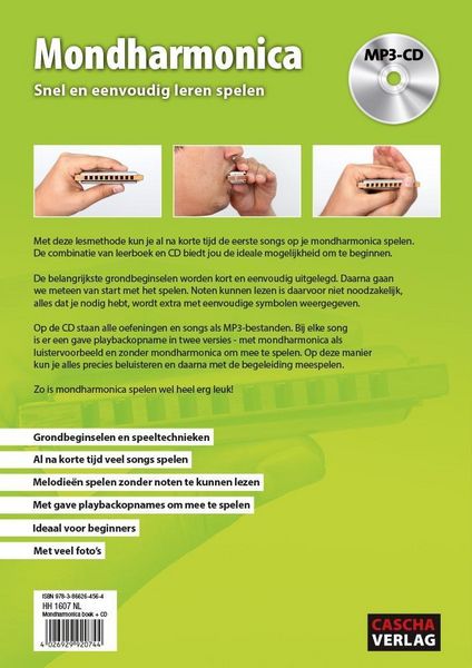 Produktbild: Mondharmonica - Snel en eenvoudig leren spelen + MP3-CD