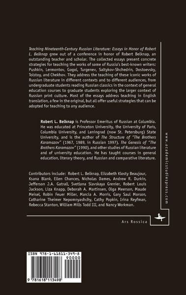 Produktbild: Teaching Nineteenth-Century Russian Literature