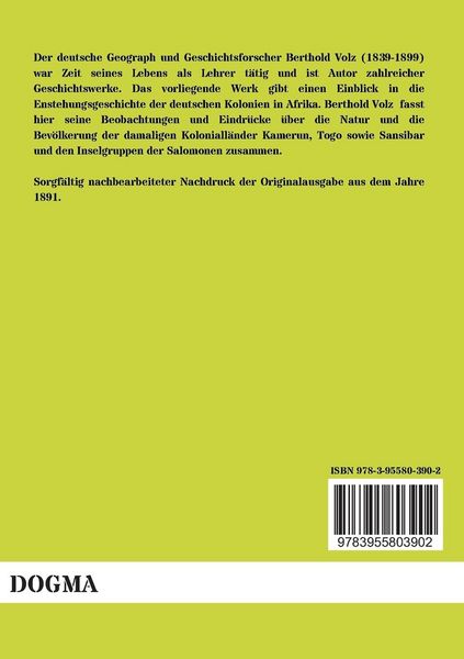 Produktbild: Unsere Kolonien: Land und Leute
