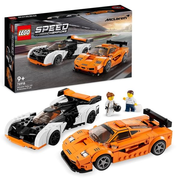 LEGO Speed Champions 76918 McLaren Solus GT & McLaren F1 LM Spielzeug