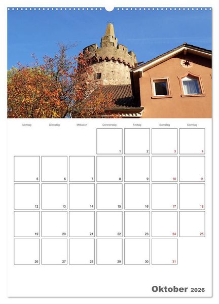 Produktbild: Weinheim an der Bergstra&szlig;e Planer (Wandkalender 2026 DIN A2 hoch), CALVENDO Monatskalender