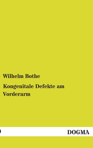 Produktbild: Kongenitale Defekte am Vorderarm