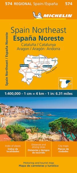 Produktbild: Michelin Katalonien, Aragon, Andorra