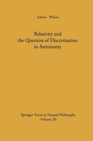 Produktbild: Relativity and the Question of Discretization in Astronomy
