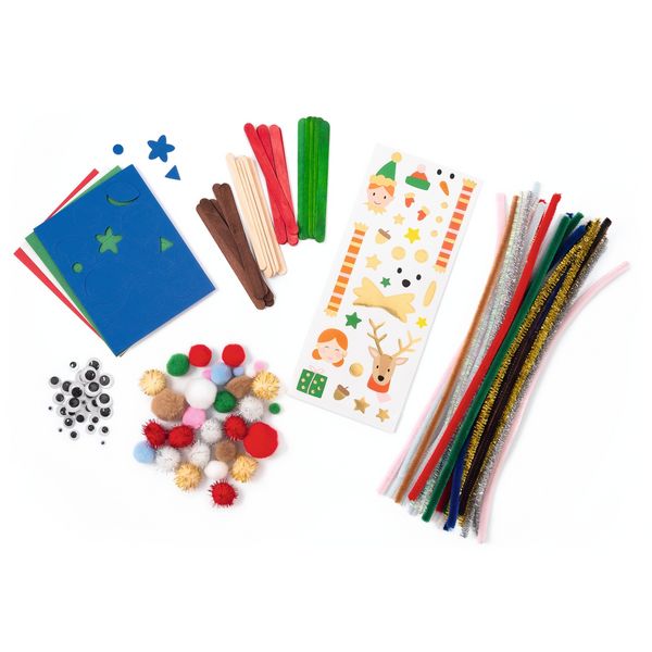 Produktbild: FOLIA&reg; Bastelset Pfeifenputzer Winter