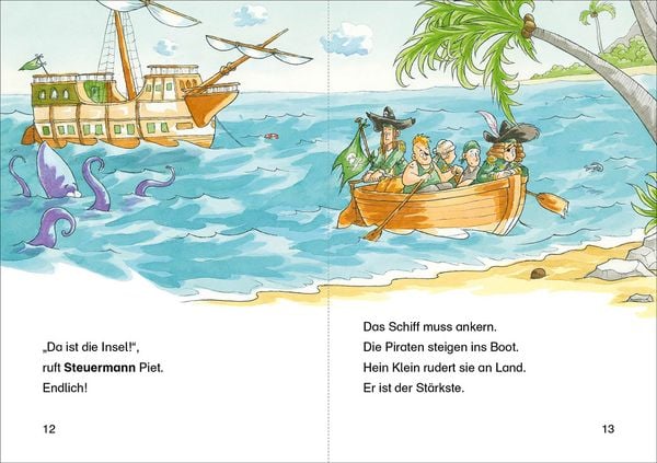 Produktbild: Lesel&ouml;wen 1. Klasse - Der Goldschatz der Piraten