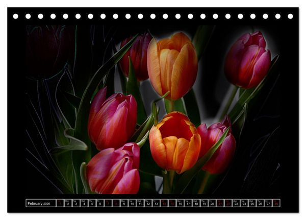Produktbild: Mysterious plant portraits (Desk Calendar 2026 DIN A5 landscape), CALVENDO 12 Month DeskCalendar