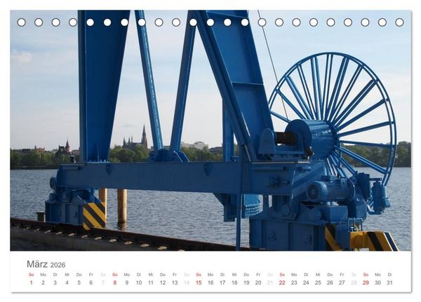Produktbild: Schwerin - Impressionen (Tischkalender 2026 DIN A5 quer), CALVENDO Monatskalender