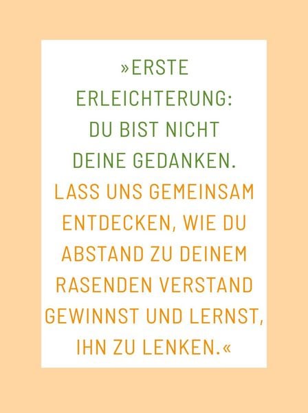 Produktbild: Die 1-Minuten-Strategie gegen Overthinking
