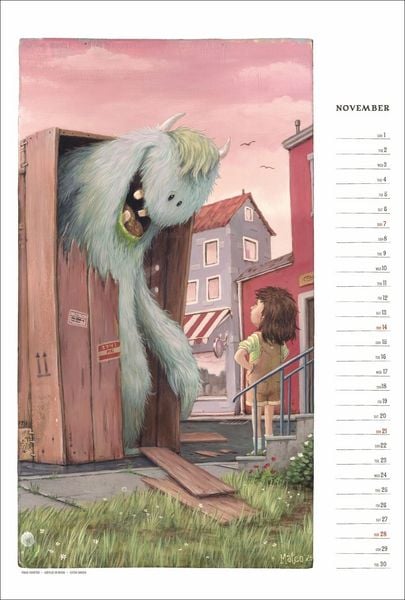 Produktbild: Zozoville Kalendarium 2027 - The Art of Mateo Dineen & Johan Potma