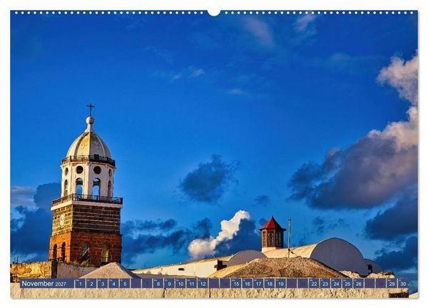 Produktbild: Idyllische Vulkaninsel Lanzarote (hochwertiger Premium Wandkalender 2027 DIN A2 quer), Kunstdruck in Hochglanz