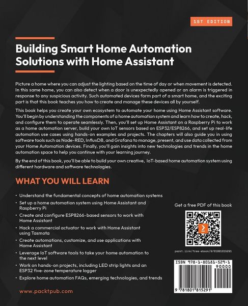 Produktbild: Building Smart Home Automation Solutions with Home Assistant