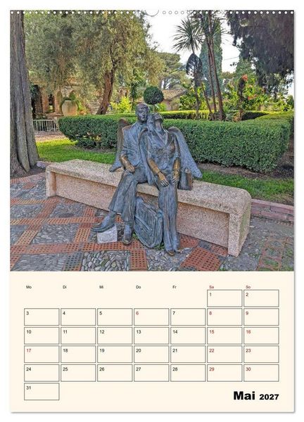Produktbild: Taormina - &Auml;tna, Meer und antike Steine (Wandkalender 2027 DIN A2 hoch), CALVENDO Monatskalender