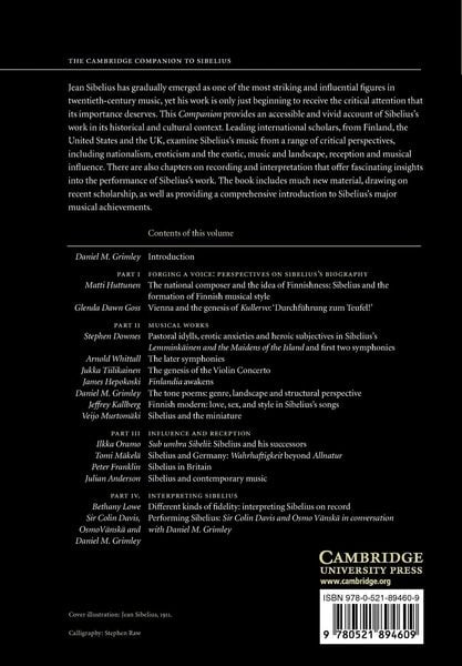 Produktbild: The Cambridge Companion to Sibelius
