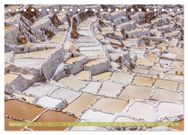 Produktbild: Peru - Bunte Vielfalt von Machu Picchu bis zur Atacama W&uuml;ste (Tischkalender 2026 DIN A5 quer), CALVENDO Monatskalender