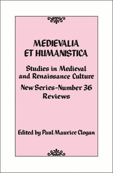Produktbild: Medievalia et Humanistica, No. 36