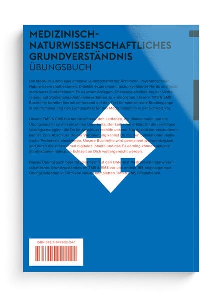 Produktbild: MedGurus - TMS &Uuml;bungsbuch Medizinisch-naturwissenschaftliches Grundverst&auml;ndnis
