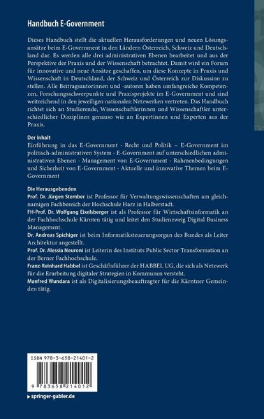 Produktbild: Handbuch E-Government