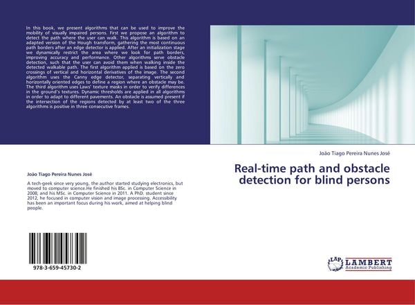 Produktbild: Real-time path and obstacle detection for blind persons