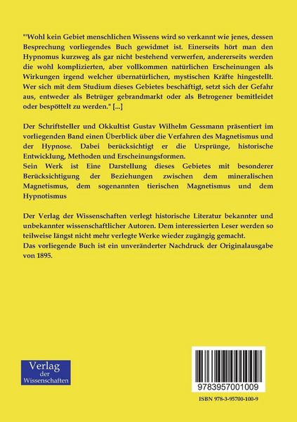Produktbild: Magnetismus und Hypnotismus