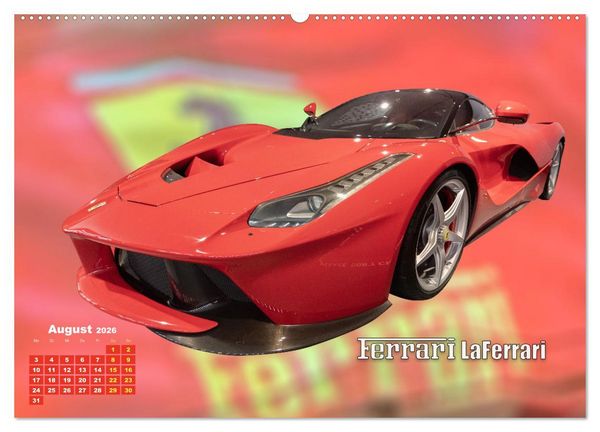 Produktbild: Ferrari - Synonym f&uuml;r Motorsport (Wandkalender 2026 DIN A2 quer), CALVENDO Monatskalender
