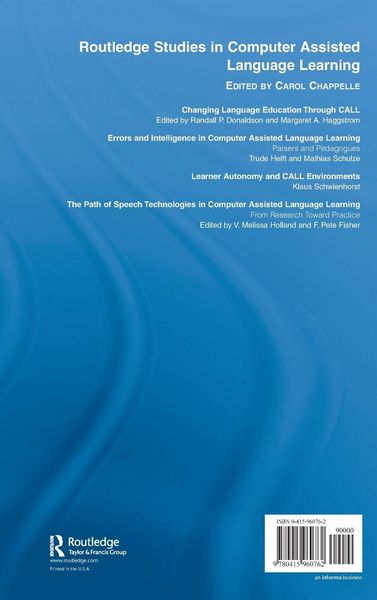 Produktbild: The Path of Speech Technologies in Computer Assisted Language Learning