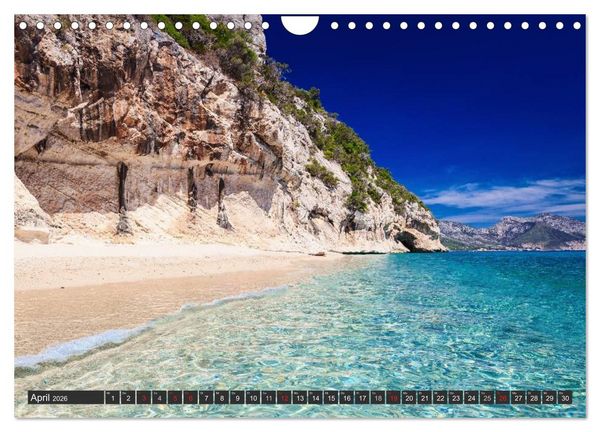 Produktbild: Sardinien - Traumstr&auml;nde am Mittelmeer (Wandkalender 2026 DIN A4 quer), CALVENDO Monatskalender