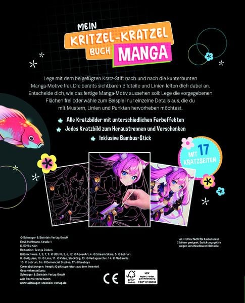 Produktbild: Mein Kritzel-Kratzel Buch Manga