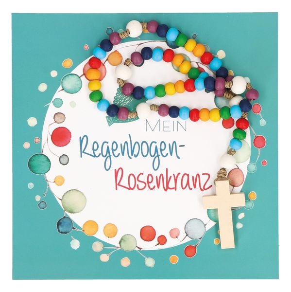 Produktbild: Geschenkset - Mein Regenbogen Rosenkranz