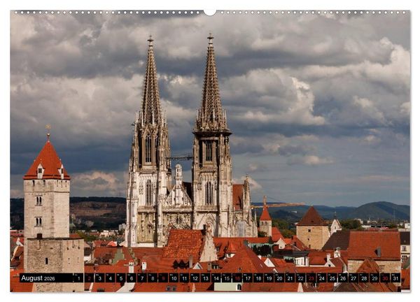 Produktbild: Gottesh&auml;user und Kathedralen (hochwertiger Premium Wandkalender 2026 DIN A2 quer), Kunstdruck in Hochglanz