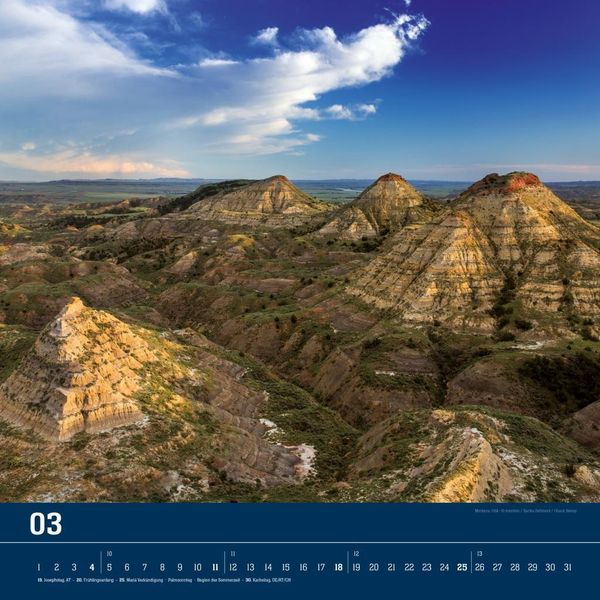 Orte der Kraft 2018 - Bildkalender (33 x 33) - Landschaftskalender