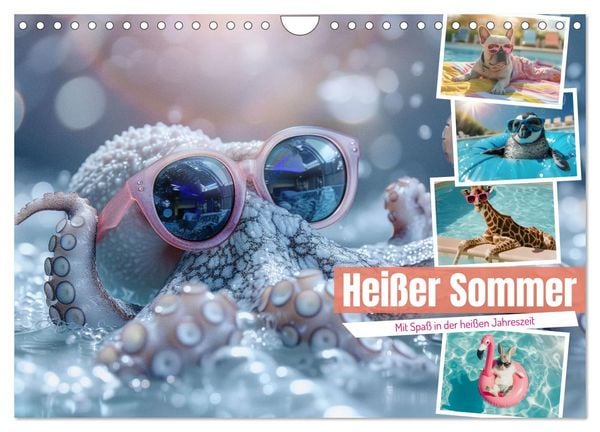 Produktbild: Hei&szlig;er Sommer (Wandkalender 2026 DIN A4 quer), CALVENDO Monatskalender