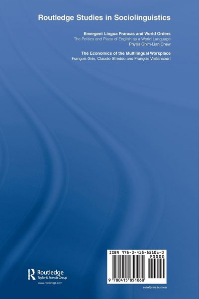 Produktbild: The Economics of the Multilingual Workplace