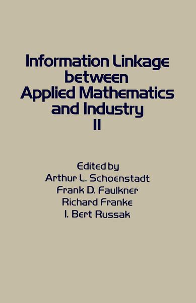 Produktbild: Information Linkage Between Applied Mathematics and Industry
